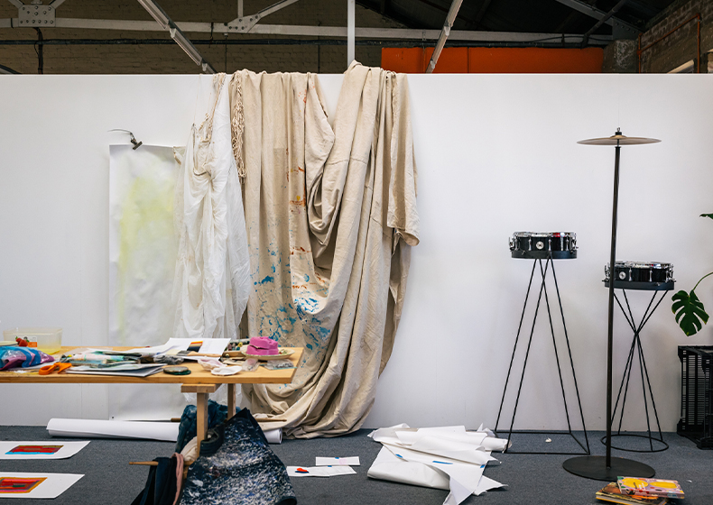 Lauren Brincat's studio at The Clothing Store at Carriageworks