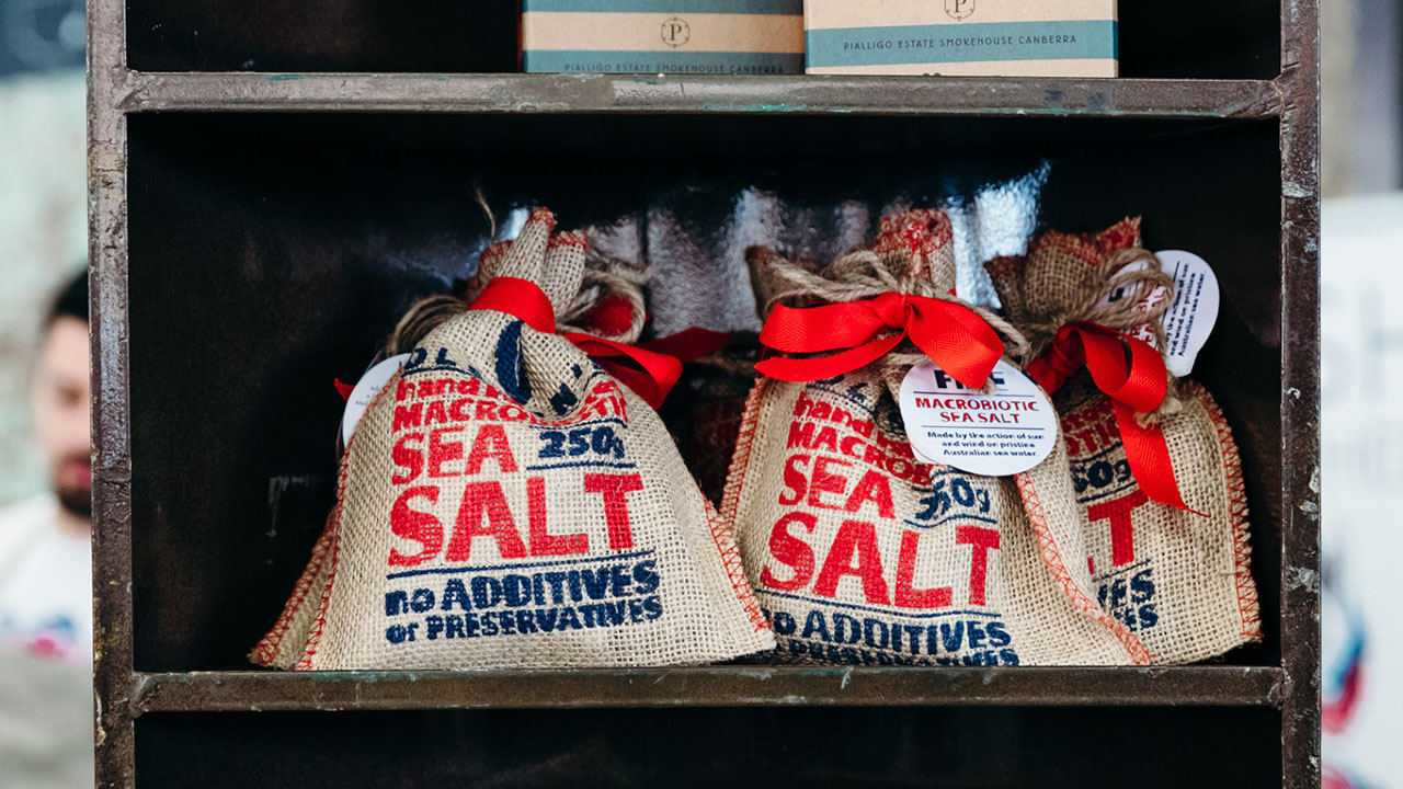 Olsson's Sea Salt product display