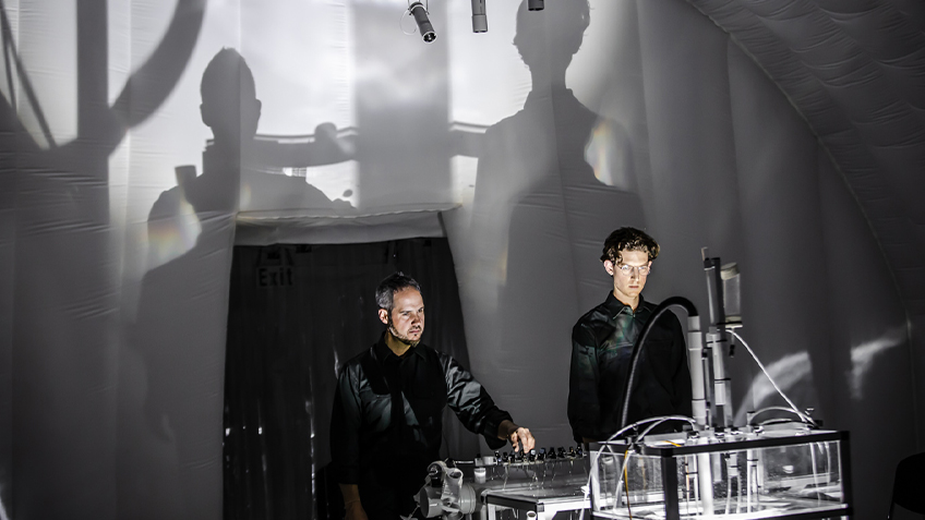 Matthias Schack-Arnott & Eugene Ughetti perform in Polar Force