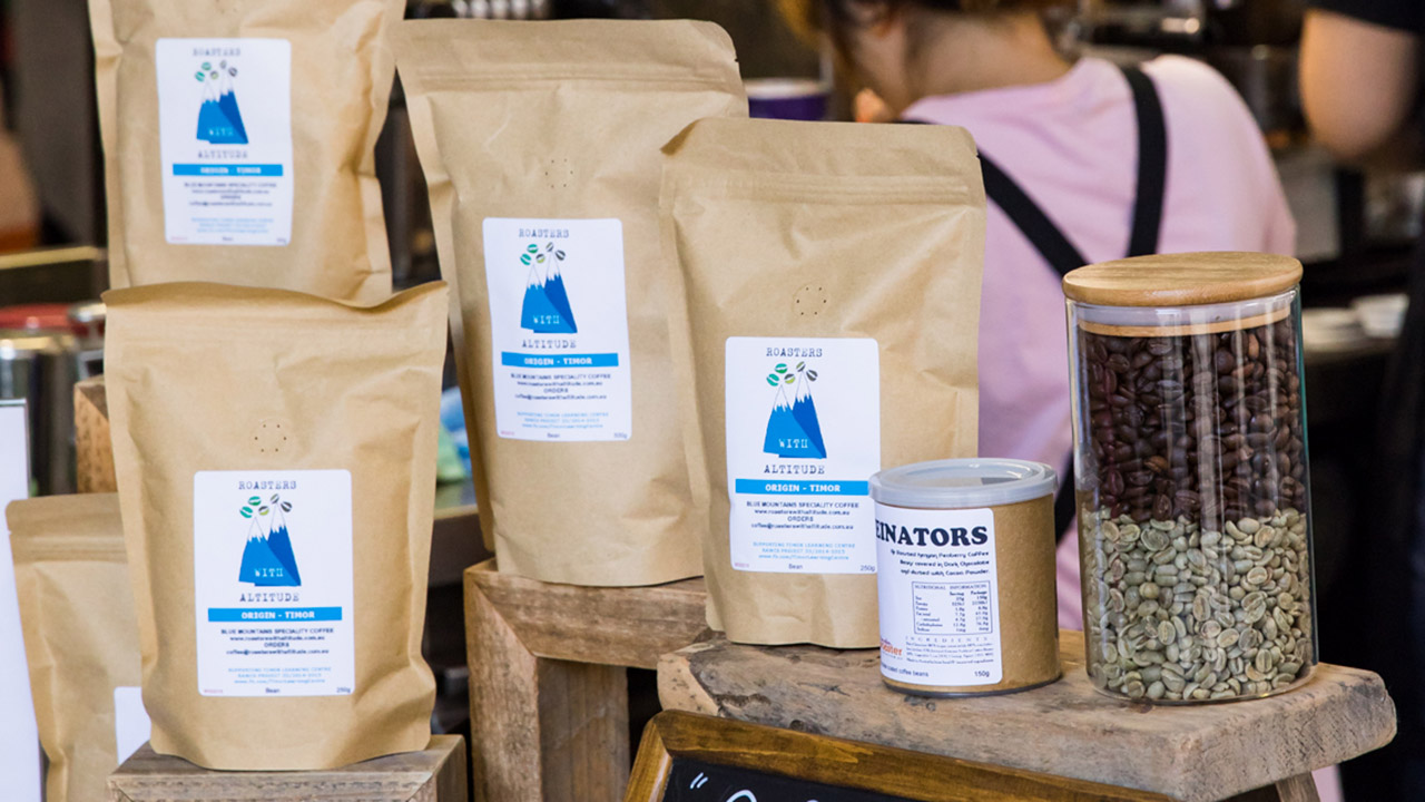 Roasters with Altitude coffee beans